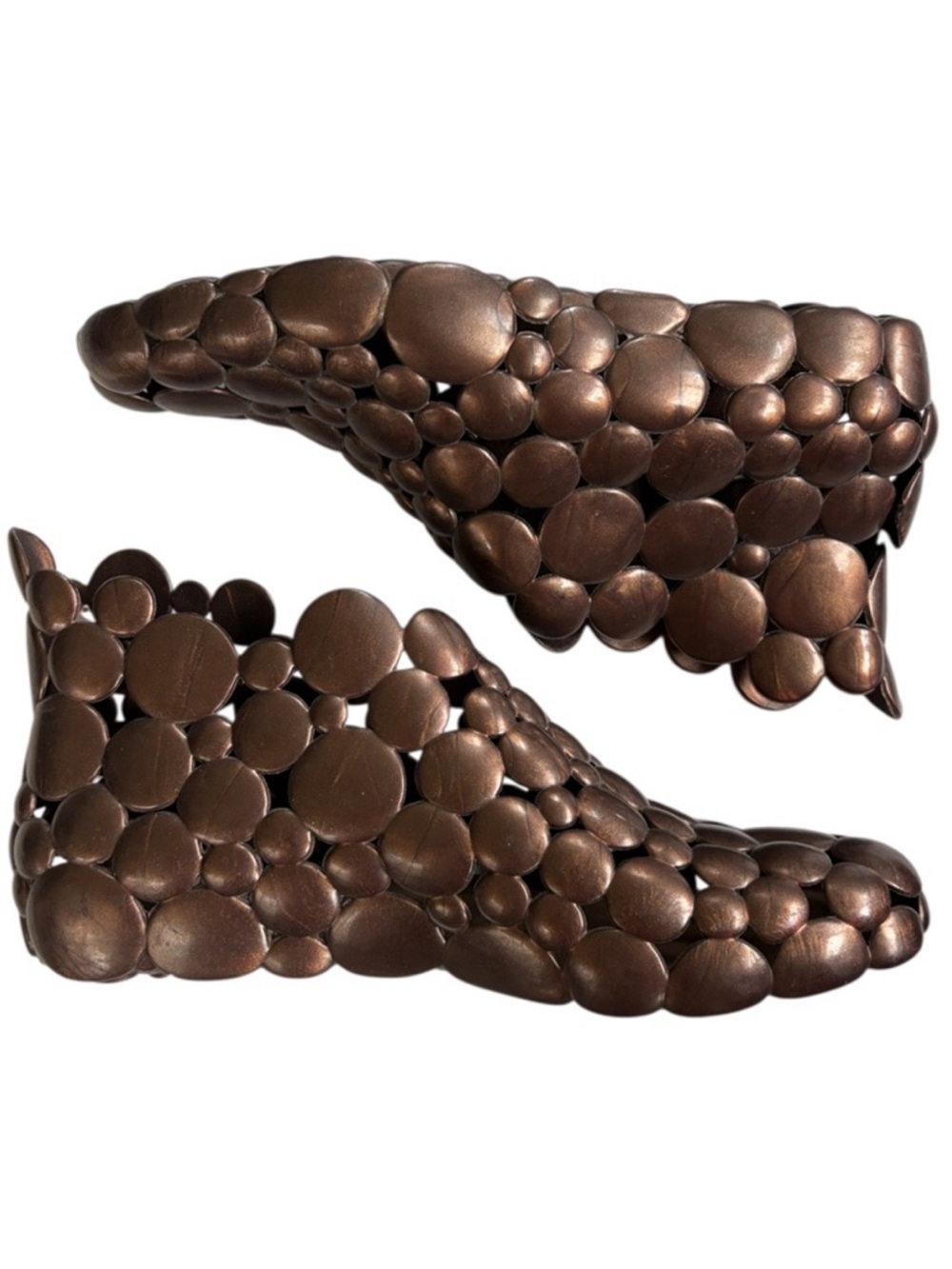 EUC Melissa Customizable Fontessa Booties Bronze Size 9